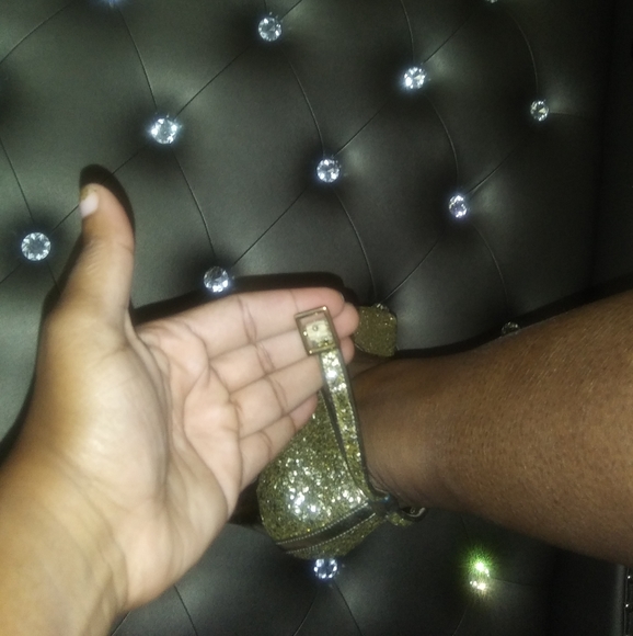 Mossimo Glitter Gold STILETTOS. WOMENS SIZE 7 1/2. - Picture 12 of 14